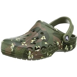 Crocs Uniseks Baya grafische klomp, legergroen, 46/47 EU