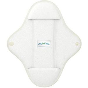 Ladypad Wasbaar Maandverband Pad & Liner Wit Maat S