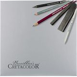 Creta Color Kunstenaarset grafiet stiften tekenset Silver Box 17-delig in exclusieve houten cassette