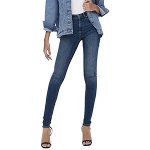 ONLY ONLBlush Mid Skinny Fit Jeans voor dames, blauw (medium blue denim), (L) W x 32L