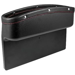 zfdg Auto Side Gap Pocket, Auto Seat Gap Opbergdoos, Auto Seat Gap Organiser, Seat spleet Opbergdoos, Auto Seat Opbergdoos, voor Mobiele Telefoons Sleutels Kaarten Portefeuilles Bril (Zwart)