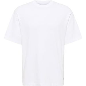MUSTANG - Style Akron - T-shirt - Glanzend Wit