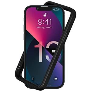 RHINOSHIELD Bumper case compatibel met [iPhone 13 mini] | CrashGuard NX - aanpasbare dunne bescherming - schokabsorptie [BPA-vrij] - zwart