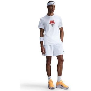 Nike Dri-Fit basketbal-T-shirt (heren), wit, HJ3466-100, L