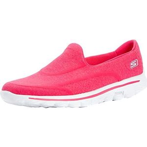 Skechers Gowalk 2 Super Sock Sneaker voor dames, Hot roze 2, 38.5 EU