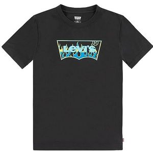 Levi's Lvb Flame Batwing T-shirt voor jongens 9ej828 T-shirt, Meteoriet, 10 jaar