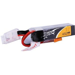 Tattu - TA-75C-450-3S1P-L - Accu - 11,1 V - 450 mAh - 3 Cellen