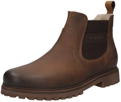 bugatti Heren Laarzen Warme Voering 321-AOQ53, cognac, 40, cognac, 40 EU