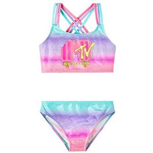 NAME IT Girl's NKFMYXTI MTV CPLG Bikini, Knockout Pink, 146/152, roze, 146/152 cm