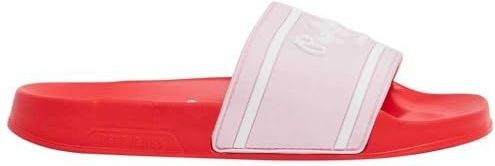 Pepe Jeans - PGS70061 - Sliders - Rood - Synthetisch - Klassieke Teenslippers