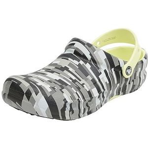 Crocs Unisex Bistro Graphic Clog, Zwarte Lime, 37/38 EU