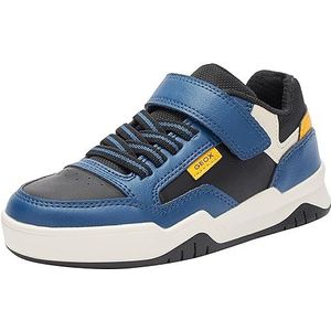 Geox Jongens J Perth Boy E Sneakers, Avio Yellow, 35 EU