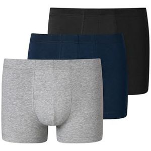 Schiesser Heren 3-pack ondergoed shorts met zachte tailleband biologisch katoen - 95/5 Organic, Gesorteerd 1_173988, XL
