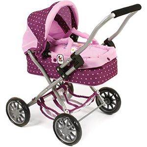 Bayer Chic 2000 555 29 - knuffelwagen Smarty, voor kinderen vanaf 2 jaar, stippen bramen, lila/roze