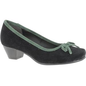 Hirschkogel 3003401 Pumps met gesloten neus voor dames, Zwart Schwarz Grün 237, 36 EU