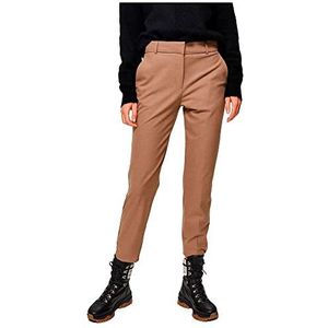 Selected Vrouwelijke broek Cropped, Camel/patroon: melange, 34