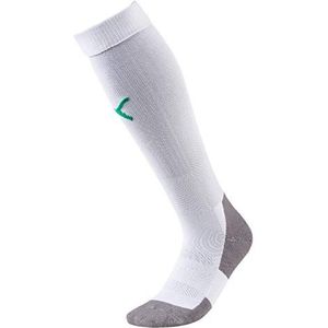 PUMA Team LIGA Socks CORE Stutzen, White-Pepper Green, 35-38 (Herstellergröße: 2)