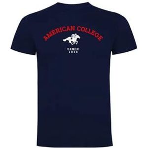 AMERICAN COLLEGE USA Sweatshirt met print, warme kleding, uniseks, kinderen, jongens en meisjes, casual, model ACSZW7, donkergroen, 12 jaar, Groen, 8 Jaar
