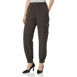 KAFFE Casual broek voor dames, joggingbroek, elastische taille, relaxed fit, dames, Asfalt, 36