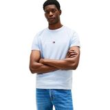 Tommy Hilfiger T-shirt met korte mouwen voor heren, slim fit, blauw (Heathered Blue), XS