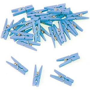 Folat - Blauwe knijpers - 24 stuks