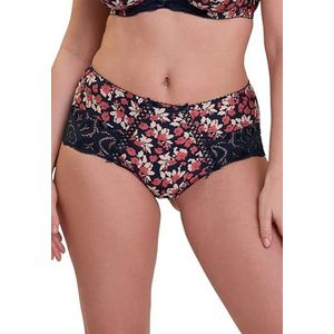 SANS COMPLEXE - Amélie Print - Hipster - Blauw - Polyamide - Bloemenprint