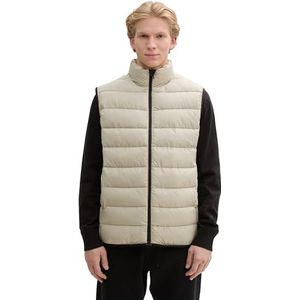 TOM TAILOR Denim heren vest, 35723 - Beige Abbey Stone, L