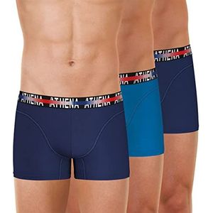 ATHENA Endurance 24H boxershorts (zwart bedrukt), marineblauw/marineblauw, L