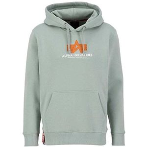 Alpha Industries - Basic Rubber Hoodie - Zwart - Katoen