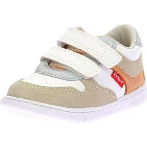 KICKERS - Kickmotion - Sneakers - Wit/Goudkleur - Leer