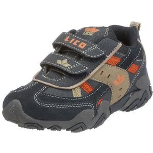 LICO Tonio V 500039, Jongens Klassieke lage schoenen, blauw, (marine-beige-oranje), blauw, 29 EU