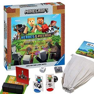 Ravensburger Minecraft Heroes of the Village Board Game for Kids Age 6 Years Up - 2 to 4 Players - Christmas Presents