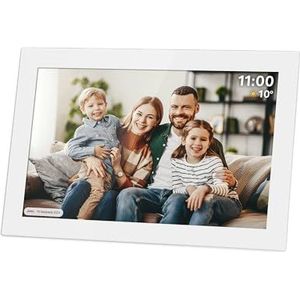 Krüger&Matz FRAMEO Wi-Fi Digitale Fotolijst - Wit - 10 Inch