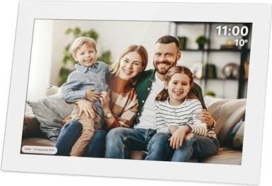 Krüger&Matz FRAMEO Wi-Fi Digitale Fotolijst - Wit - 10 Inch