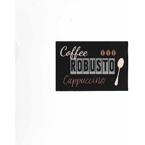 Douceur d'Intérieur, Rechthoekig tapijt, 40 x 60 cm, cappuccino, bedrukt