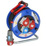 Brennenstuhl - Garant CEE IP44 - Kabelhaspel - Zwart - 30m Kabel - Voor Bouwplaats en Permanent Buitengebruik