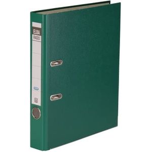 Elba Ordner A4, rado briljant, smal, veredeld papier, groen, 20 stuks