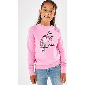 Mexx Meisjes sweatshirt, roze, 122-128