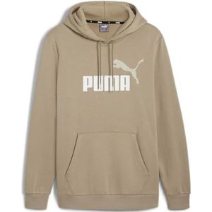 PUMA Heren Ess+ 2 Col Big Logo Hoodie Fl Sweat