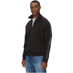 Calvin Klein - Sweatvest - Black - Materiaal Met Logo-Bandjes