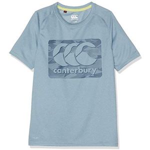 Canterbury Vapodri voor kinderen, van polyweefsel, met groot logoprint, T-shirt
