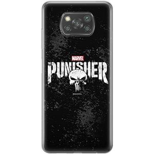 ERT GROUP mobiel telefoonhoesje voor Xiaomi POCOPHONE X3 origineel en officieel erkend Marvel patroon Punisher 003 optimaal aangepast aan de vorm van de mobiele telefoon, hoesje is gemaakt van TPU