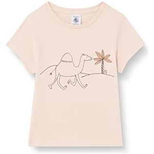 Petit Bateau T-shirt voor meisjes, Roze, 6 Jaren