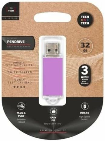 Tech One Tech TEC3009-32 USB-stick, violet, 32 GB