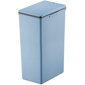 EKO - Morandi Keukenbak - Touch Recycling Bin - Perfect voor Keuken & Huis, Titanium Blauwe Plastic Bin, 40 Liter
