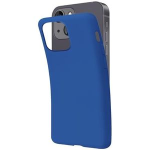 SBS iPhone 13 Mini Blue Deep Sea Pantone 7685C hoes zacht flexibel krasbestendig dun comfortabel in de tas hoes hoes compatibel met draadloos opladen