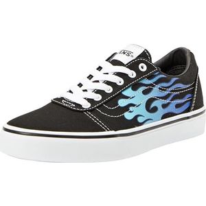 Vans Ward, gymschoenen, Flame Black/White, 22 EU, vlam zwart wit, 22 EU