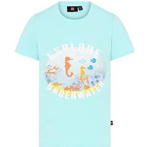 LEGO T-shirt onderwater LWTaylor 309 T-shirt, 718 licht turquoise, 146 unisex, volwassenen
