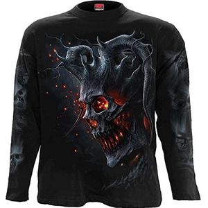 Spiral Death Embers Shirt met lange mouwen zwart M 100% katoen Basics, Horror, Rock wear