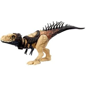 Mattel Jurassic World Dinosaurusspeelgoed, Bistahieversor, Gigantische Trackers, grote soort, actiefiguur met aanvalsbeweging en trackingapparatuur, digitaal spel HLP27